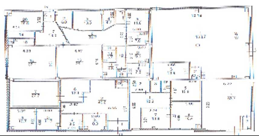 Планировка офиса 1248.9 м², 1 этаж, Административное здание «Мусы Джалиля ул., 4, кор. 6»